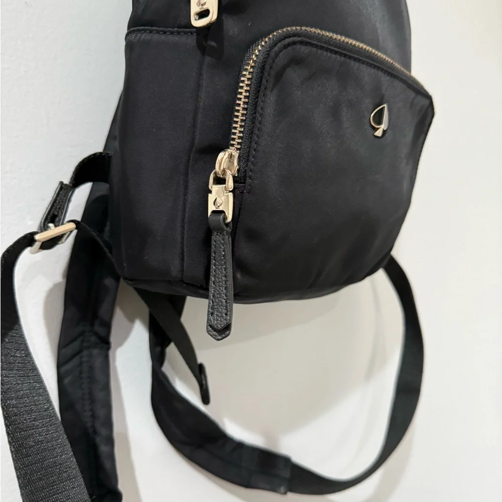 KATE SPADE‎ Backpack Black Nylon 30x23 Cm T